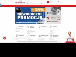 Sklep z witrynami cukierniczymi i frytkownicami